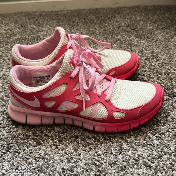 Pink Ombré Nike Free Run size 8w - Picture 3 of 4